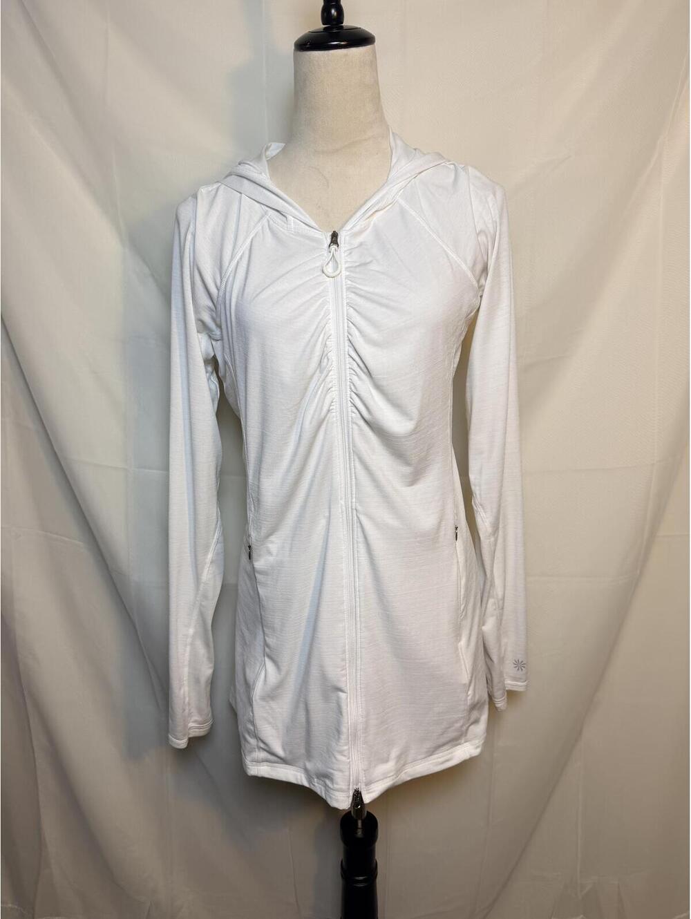 Athleta Hooded Zip Up Jacket Womens Medium - Picture 2 of 9